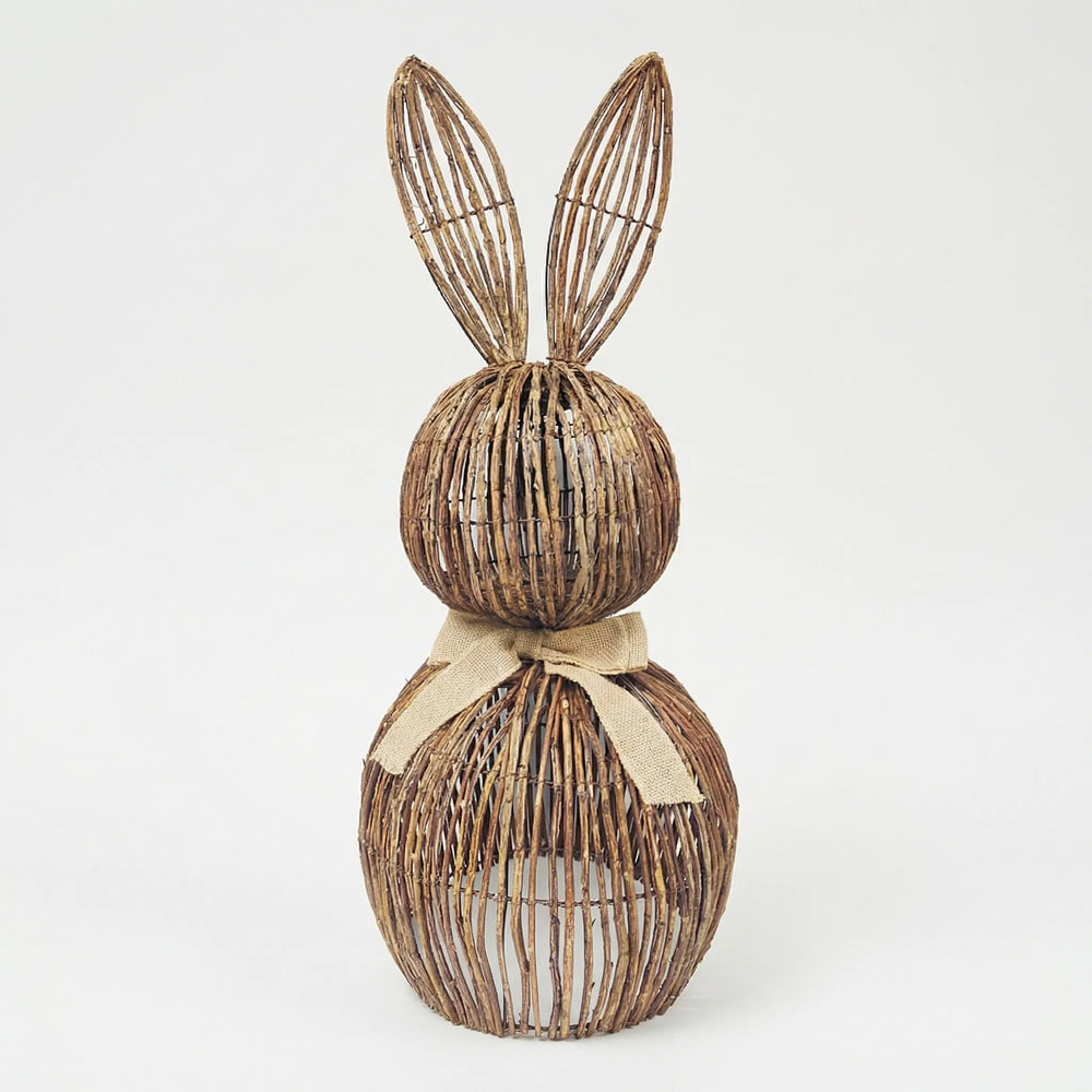 Gevlochten Konijnfiguur Voor Binnen En Buiten - Hoppelo