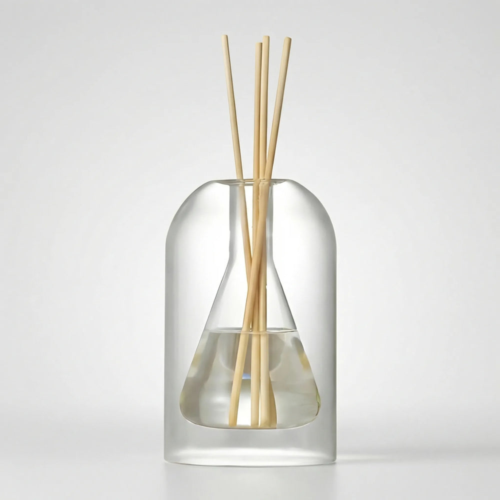 Glazen Geurverdamper Met Stokjes - Aromedome