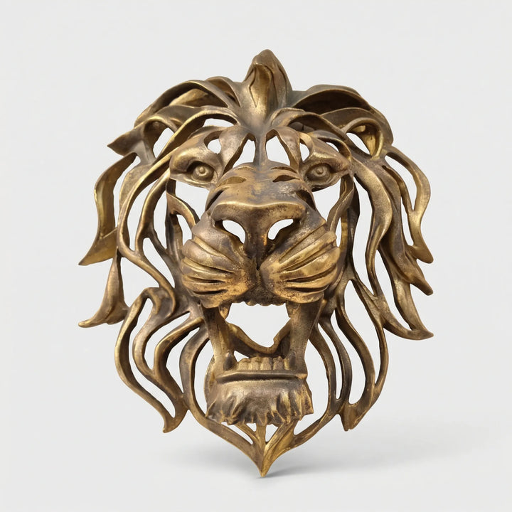 Gouden Leeuwenhoofd Wandreliëf - Auromane