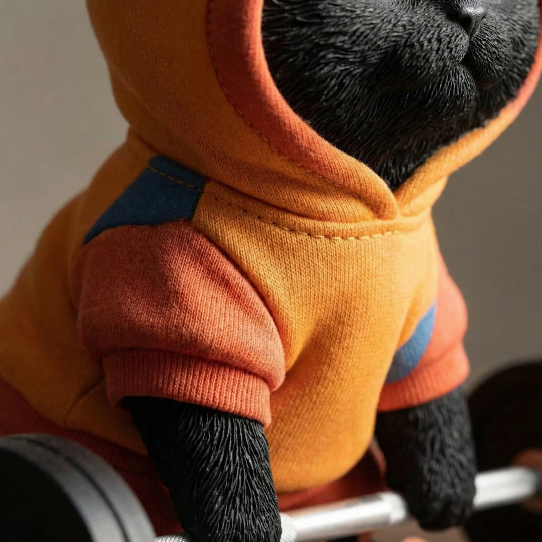 Grappig Kattenbeeldje Met Sportief Thema - Feliflex