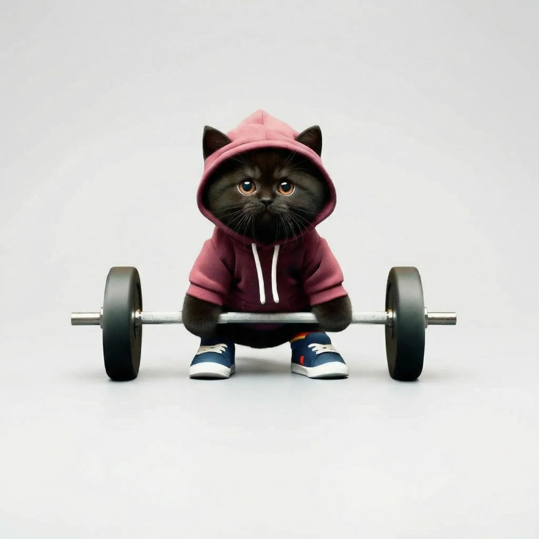 Grappig Kattenbeeldje Met Sportief Thema - Feliflex