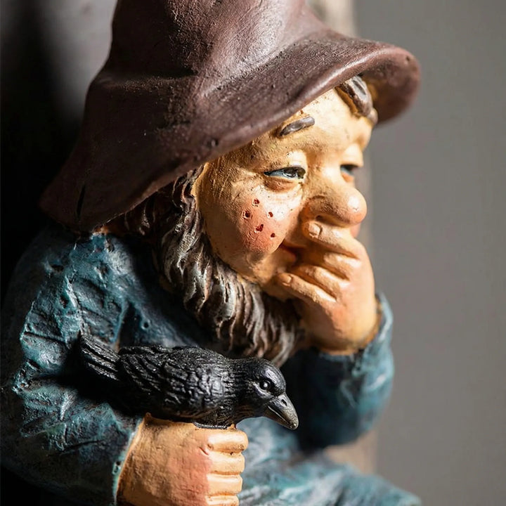 Grappige Tuinfiguur Met Raammotief - Gnomelyn