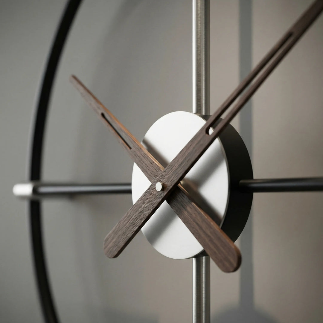 Grote Ronde Wandklok In Minimalistische Stijl - Walloop
