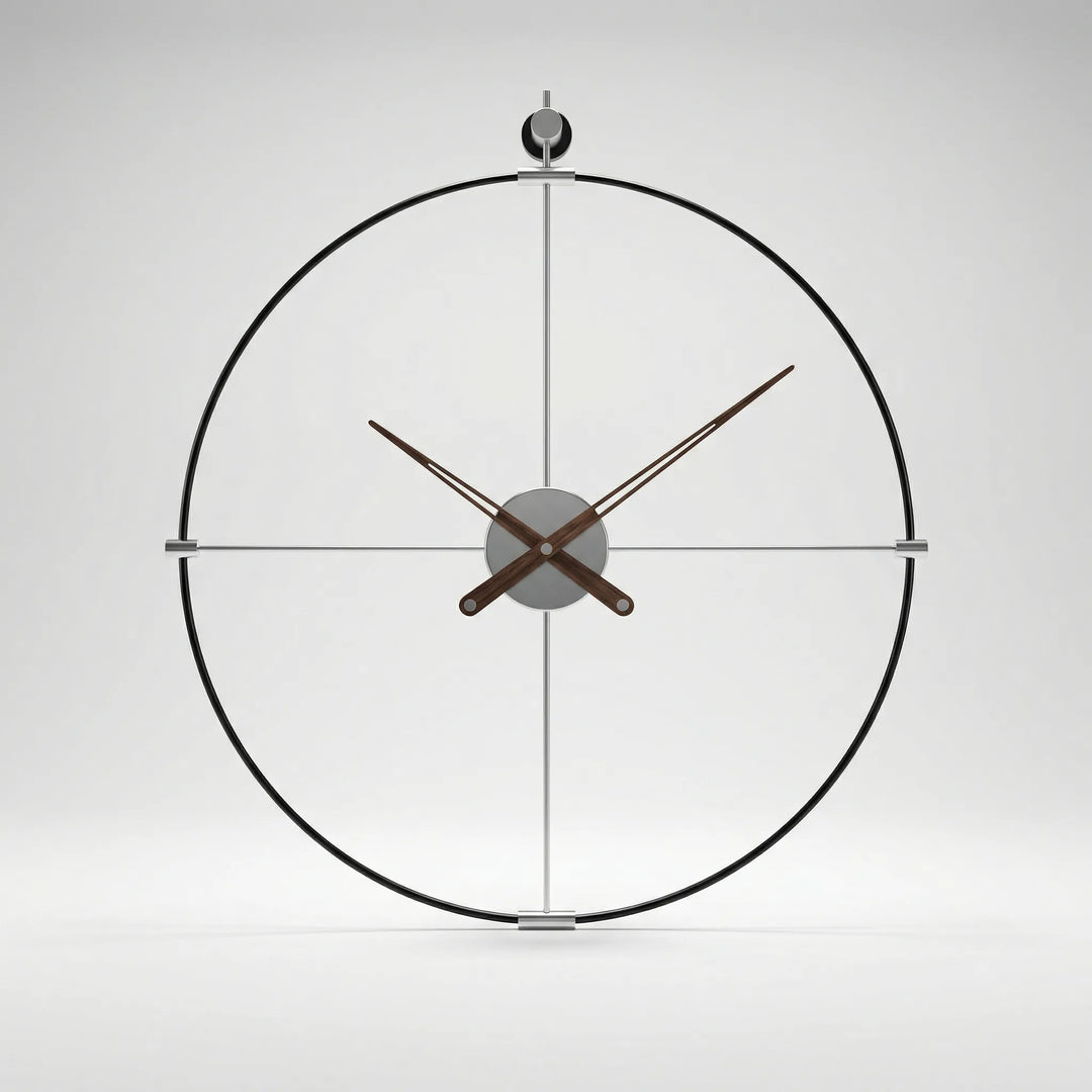 Grote Ronde Wandklok In Minimalistische Stijl - Walloop
