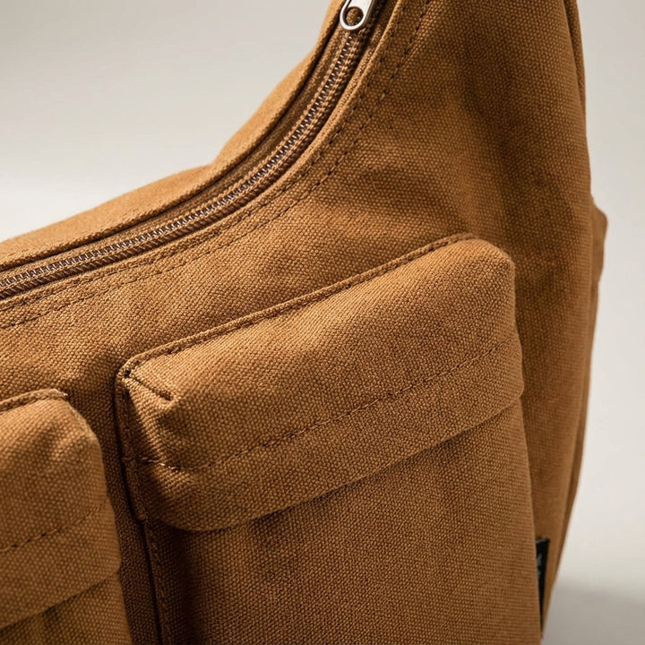Grote Canvas Crossbody Tas - UrbanLoom