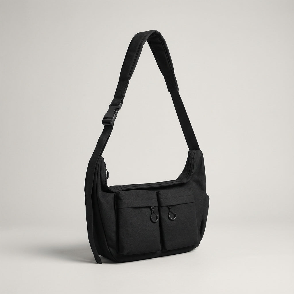 Grote Canvas Crossbody Tas - UrbanLoom