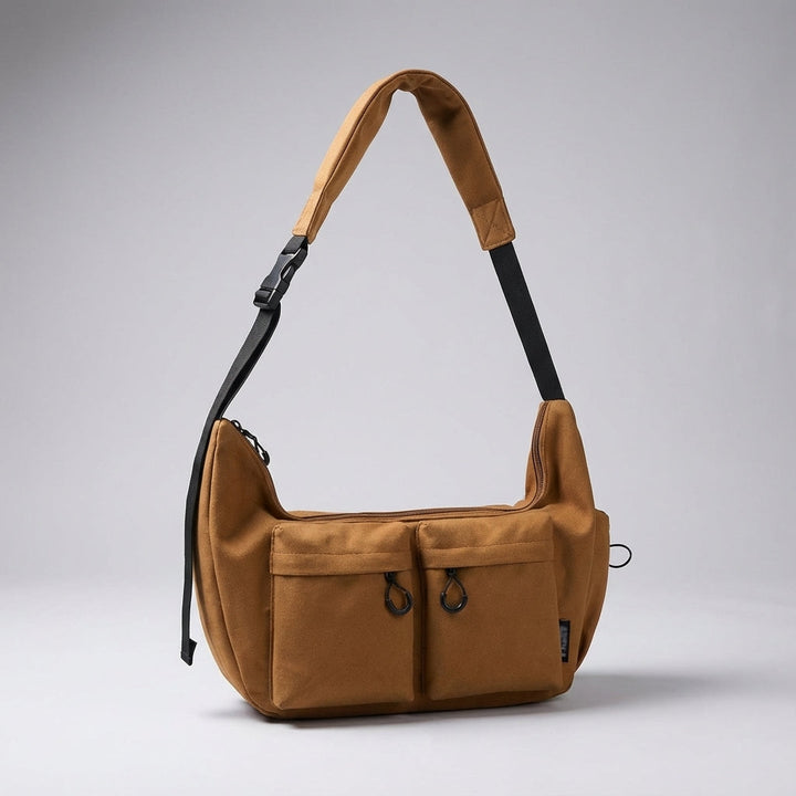 Grote Canvas Crossbody Tas - UrbanLoom