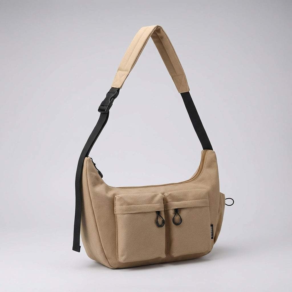 Grote Canvas Crossbody Tas - UrbanLoom