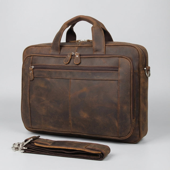 Grote Leren Laptoptas - Durabinder