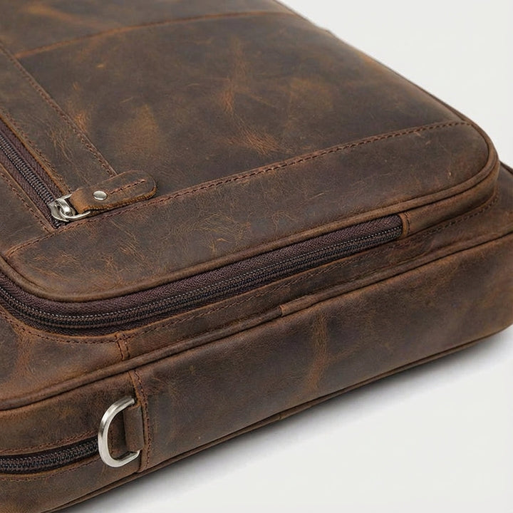 Grote Leren Laptoptas - Durabinder