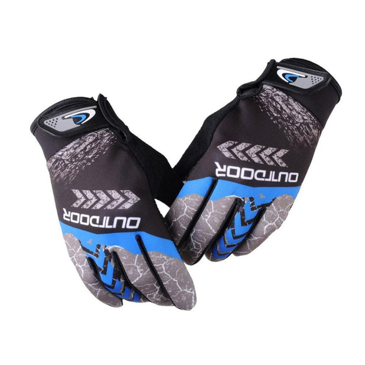 Breathable waterproof cycling gloves with grip area – Rivaro