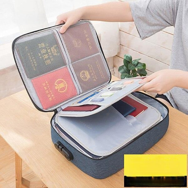 Lockable Waterproof Document Storage Case