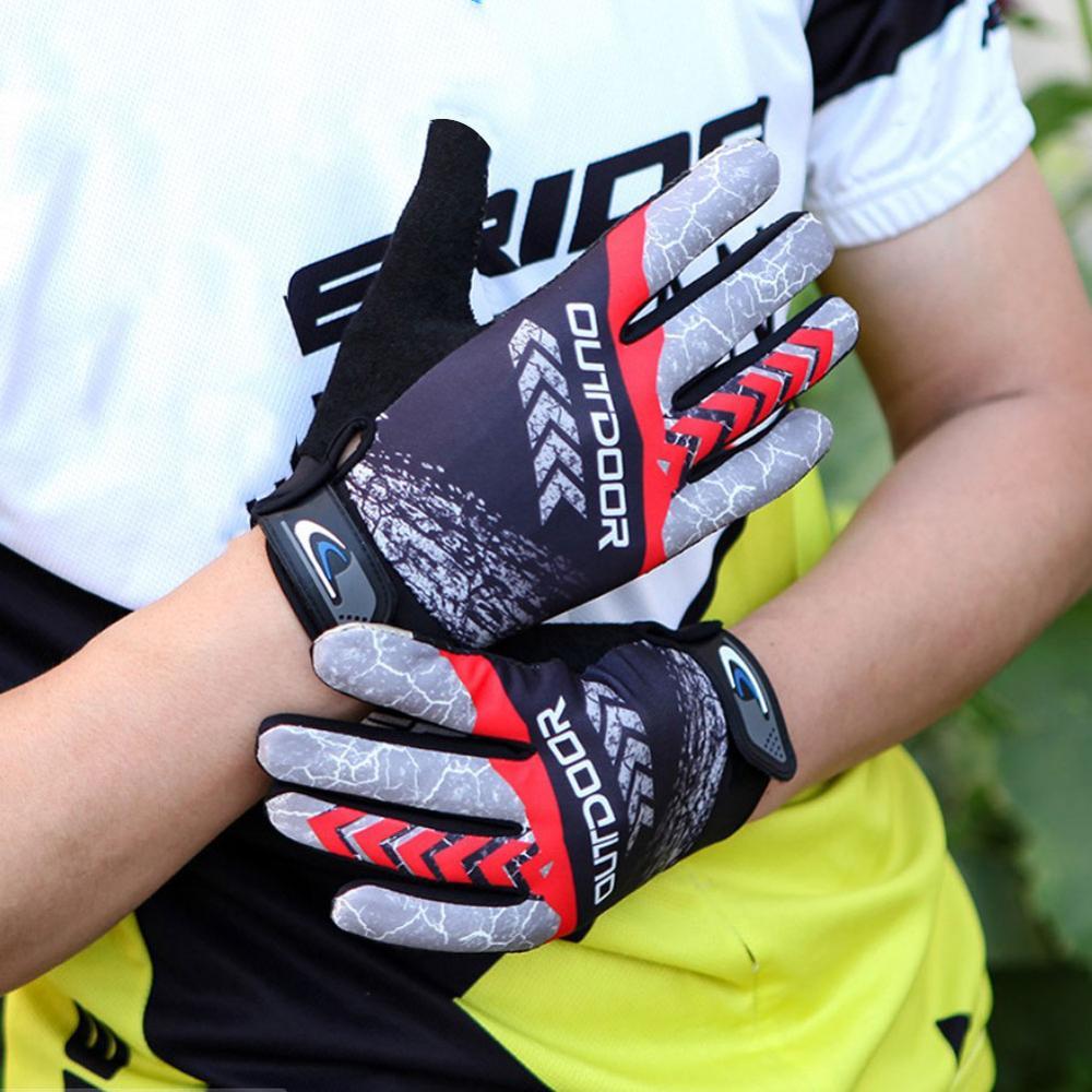 Breathable waterproof cycling gloves with grip area – Rivaro