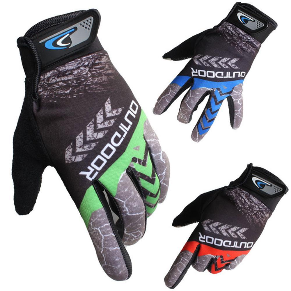 Breathable waterproof cycling gloves with grip area – Rivaro