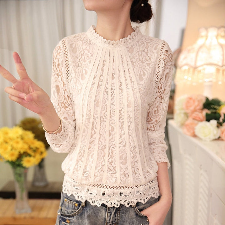 Top blouse with long sleeves – Amira Autumn Enchantment