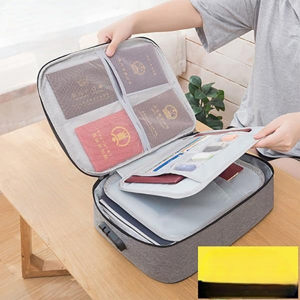 Lockable Waterproof Document Storage Case