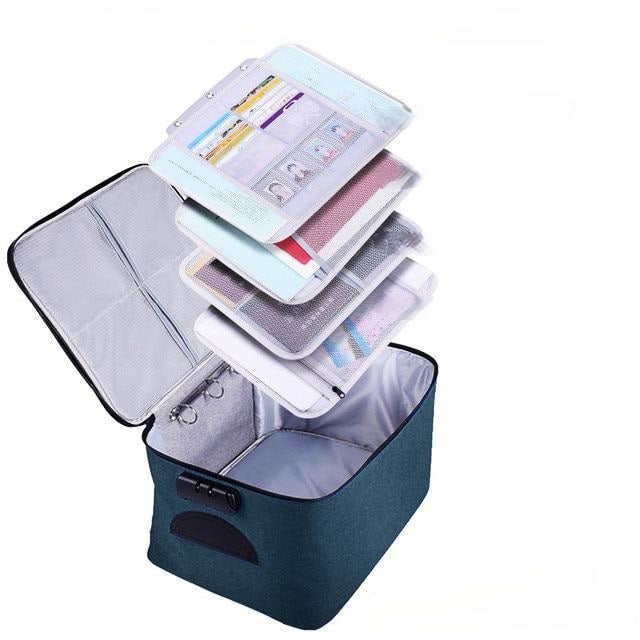 Lockable Waterproof Document Storage Case