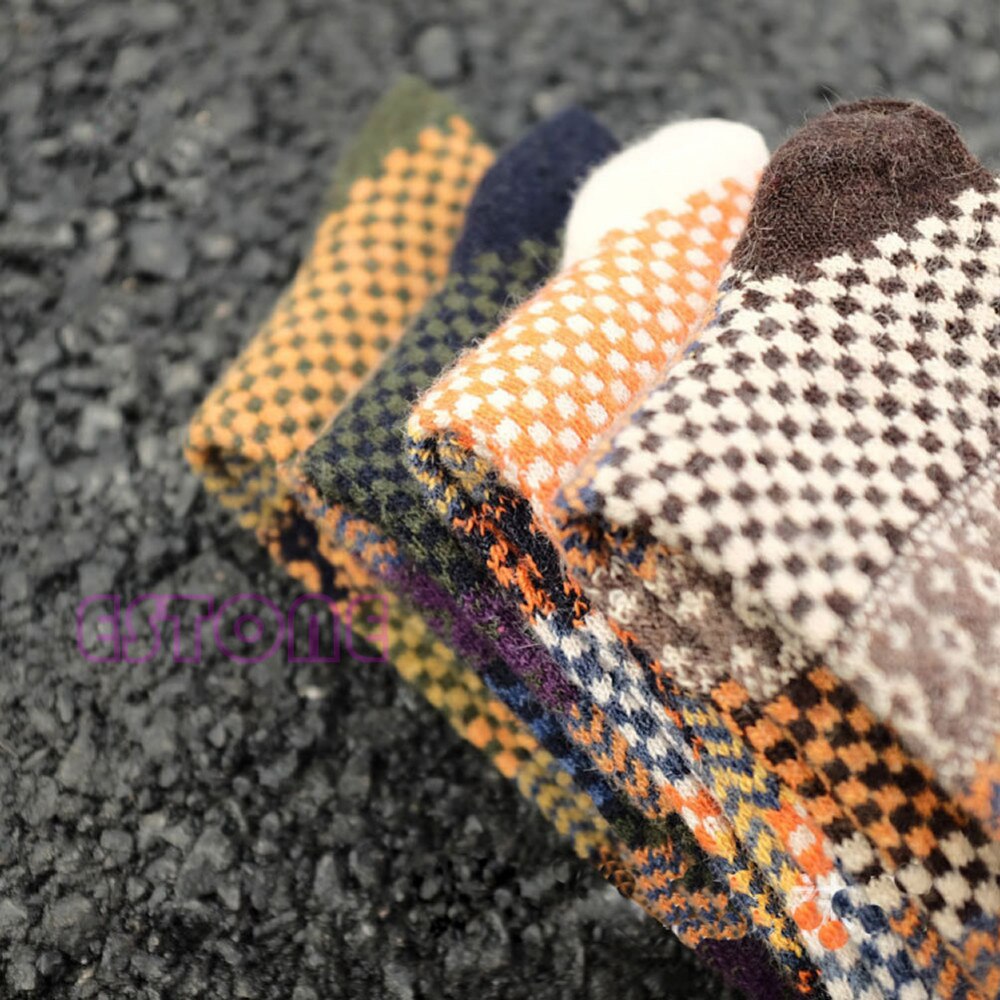 4-piece set of vintage autumn socks – Northern Lights