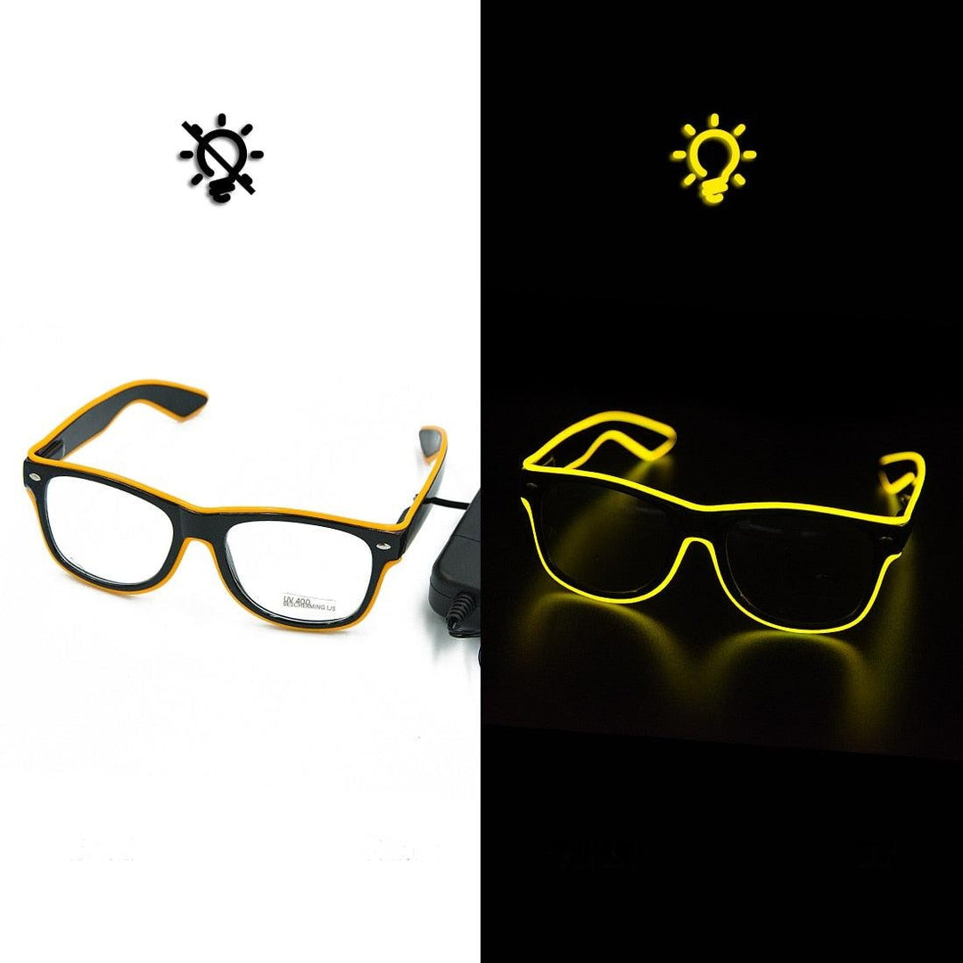 Glowing Neon Glasses - LumaGlow