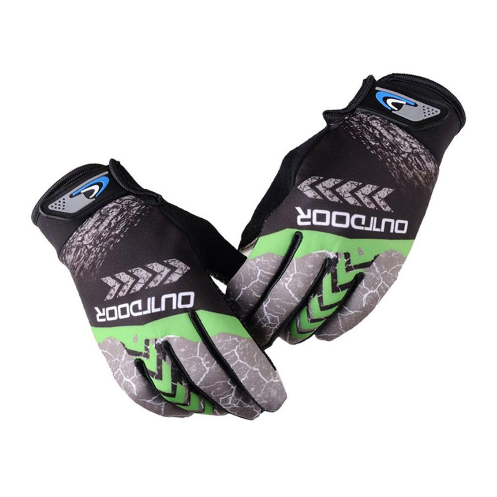 Breathable waterproof cycling gloves with grip area – Rivaro