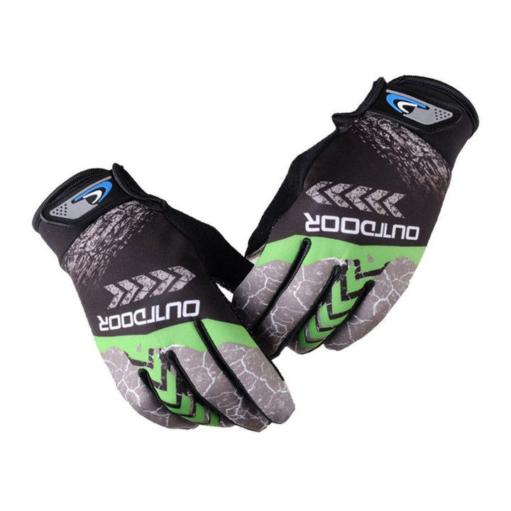 Breathable waterproof cycling gloves with grip area – Rivaro