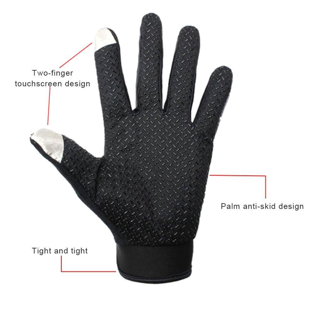 Breathable waterproof cycling gloves with grip area – Rivaro