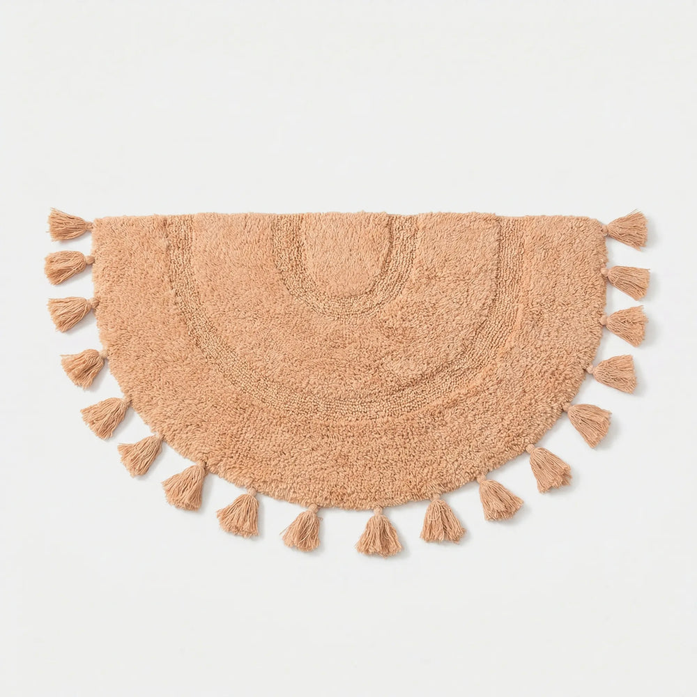 Half Circle Tassel Rug - Sunliar
