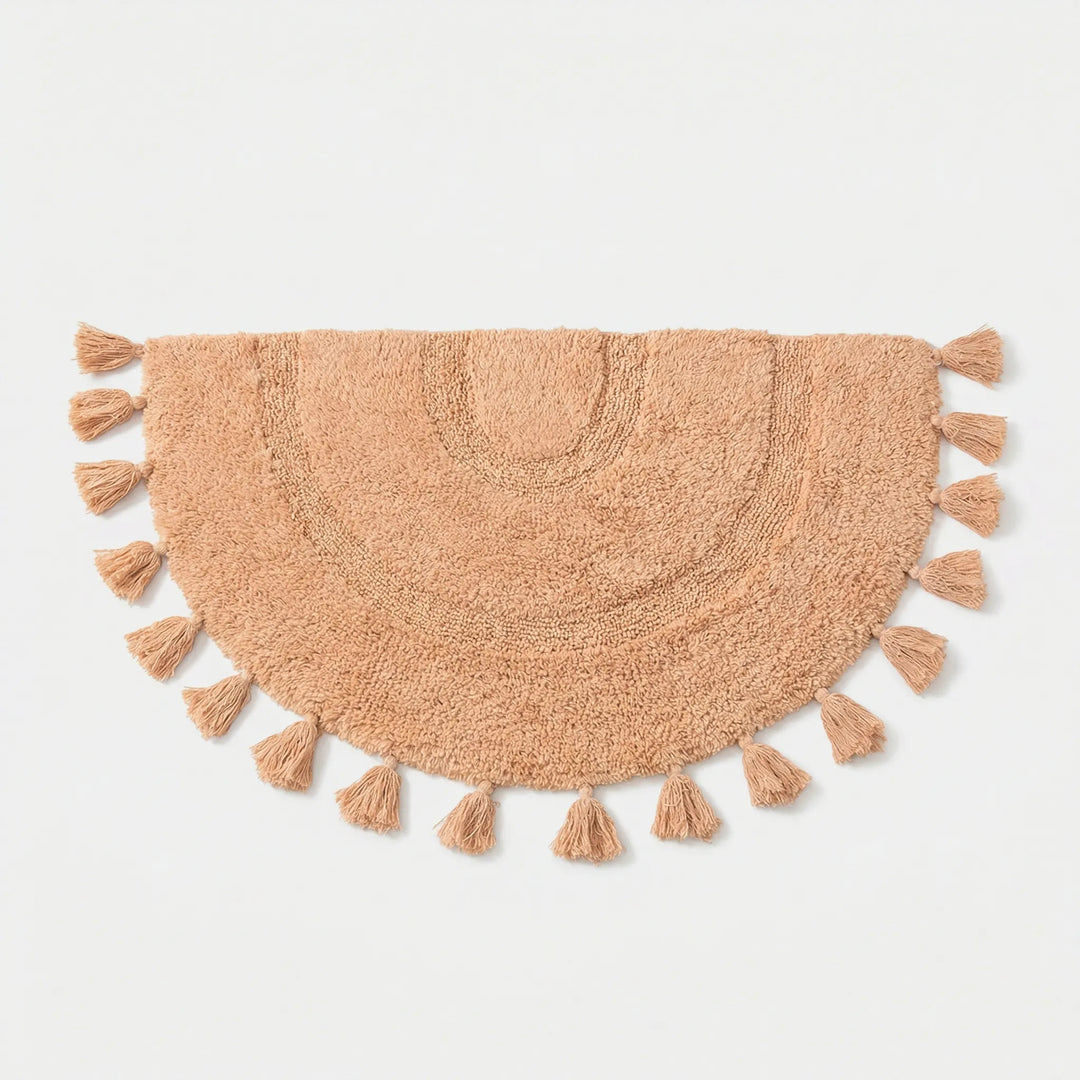 Half Circle Tassel Rug - Sunliar