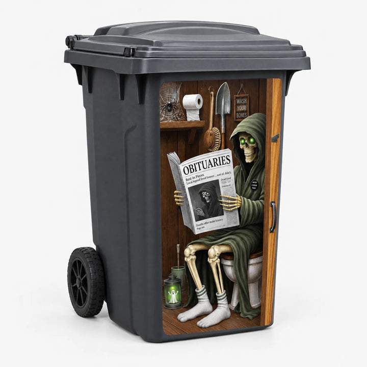 Halloween Bin Stickers - Zombin
