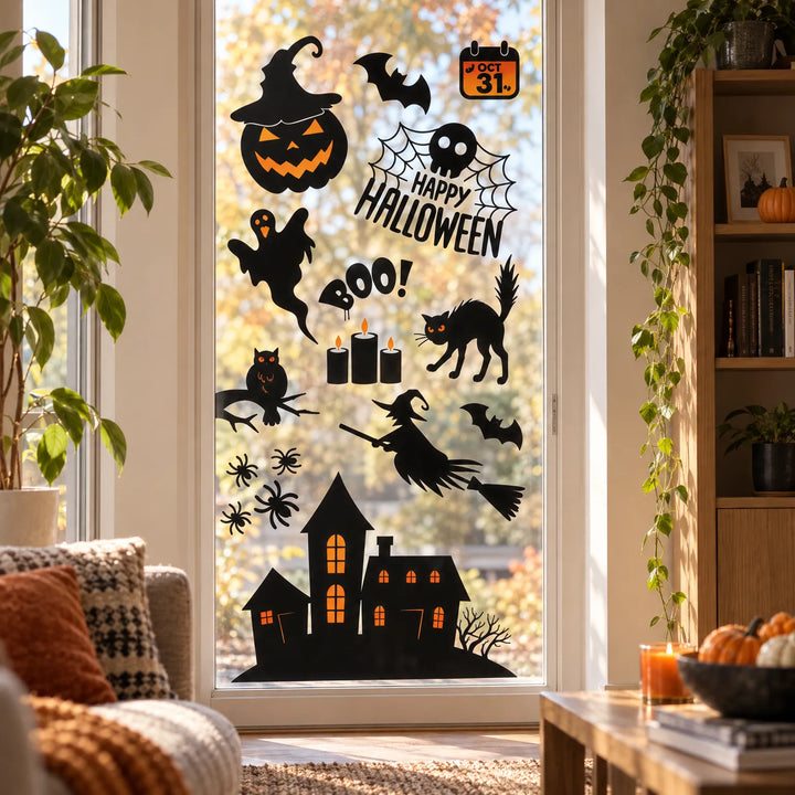 Halloween Window Stickers - Hauntify