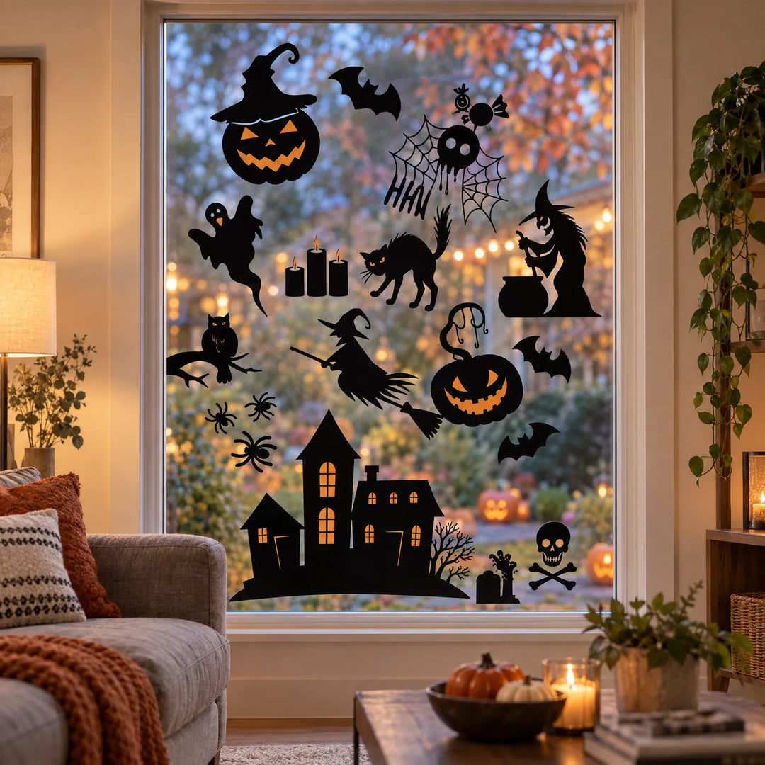 Halloween Window Stickers - Hauntify