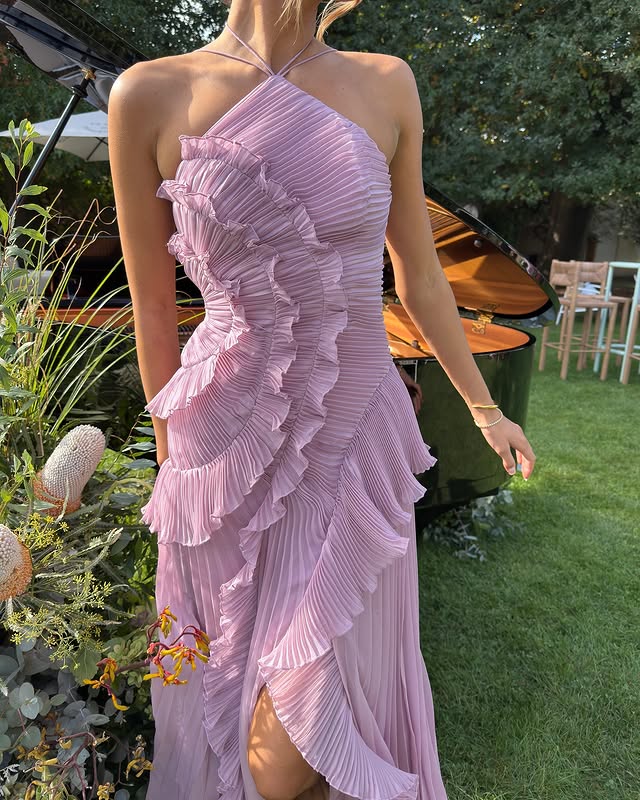 Halter Neck Maxi Dress - Hope