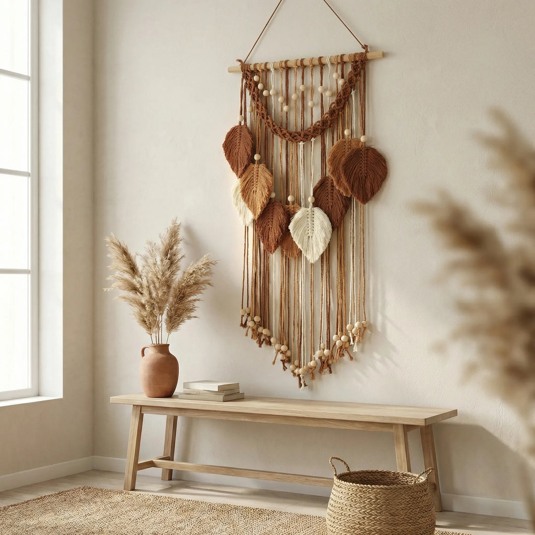 Handcrafted Leaf Wall Hanging - Leaforia
