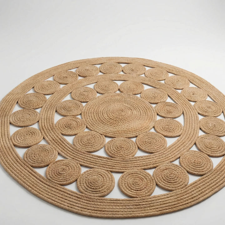 Handcrafted Round Accent Rug - Marivon