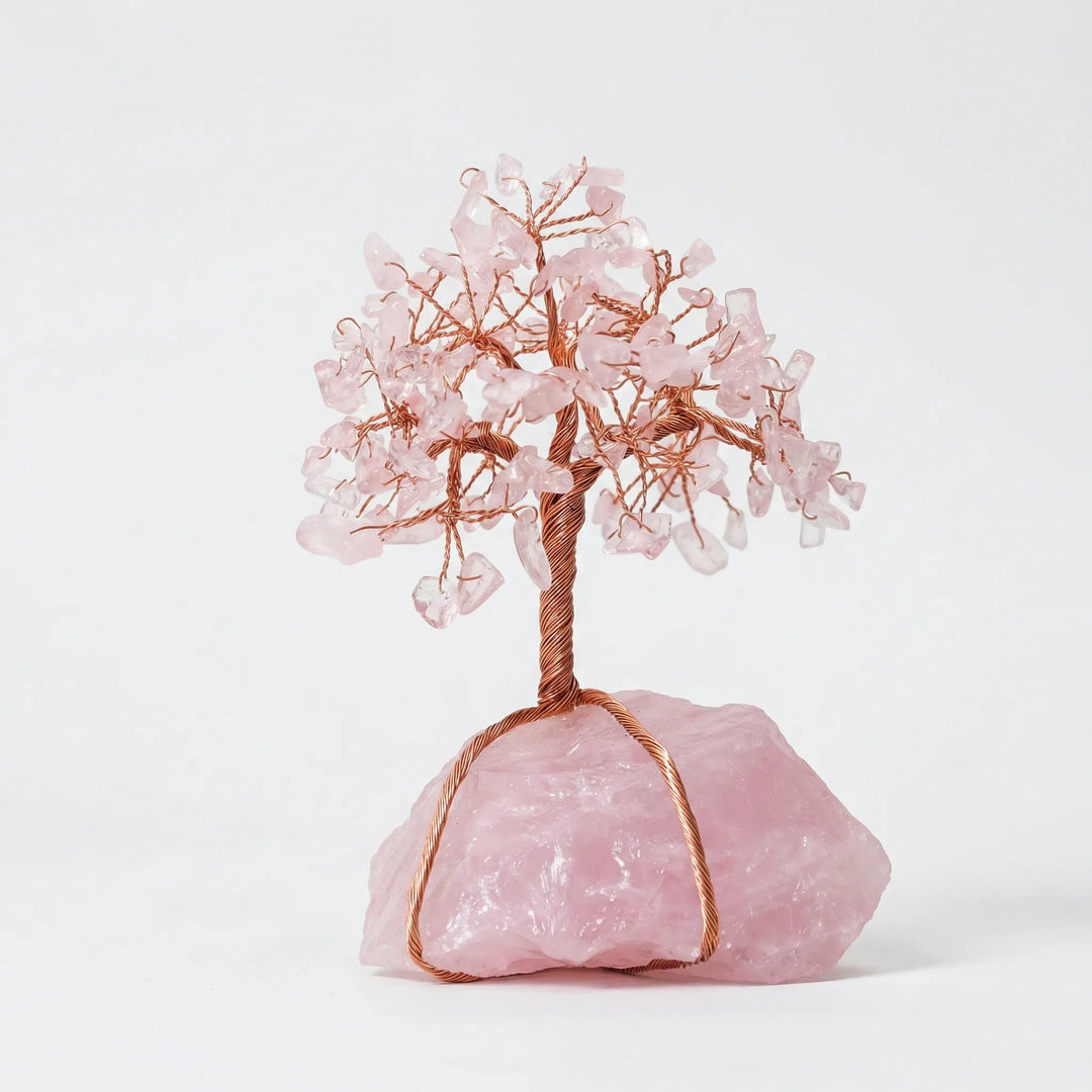 Handgemaakte Levensboom Met Edelsteentjes - Crystroot
