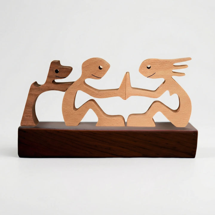 Handgemaakte Sculptuur Mens En Hond - Loyalcraft