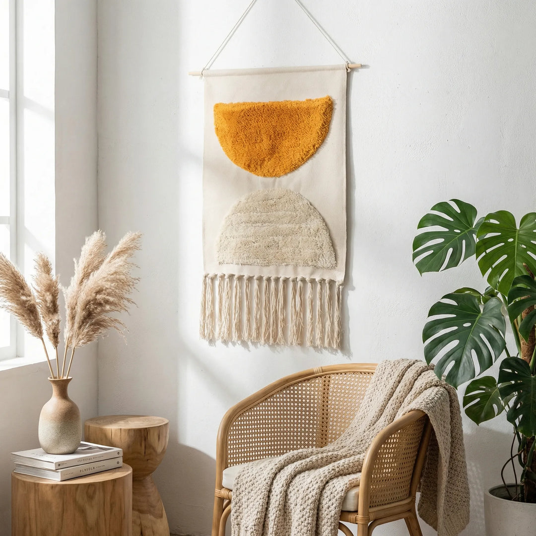 Handwoven Wall Hanging Tapestry - Sunrafe