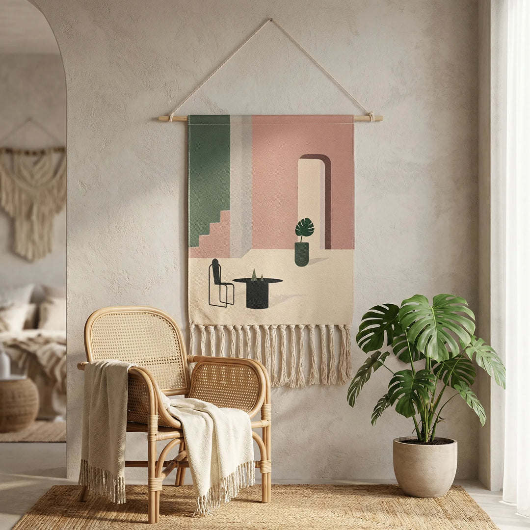 Handwoven Wall Hanging Tapestry - Sunrafe