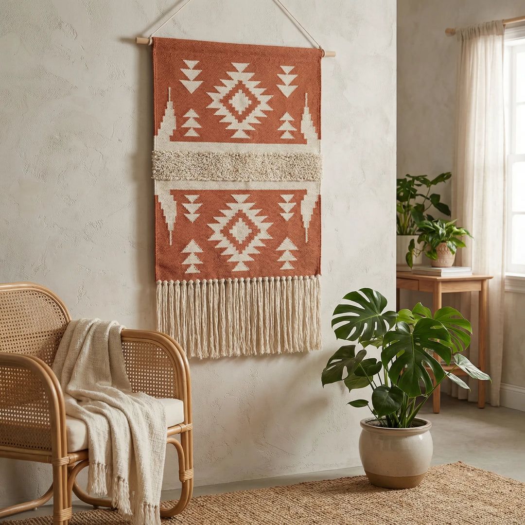Handwoven Wall Hanging Tapestry - Sunrafe