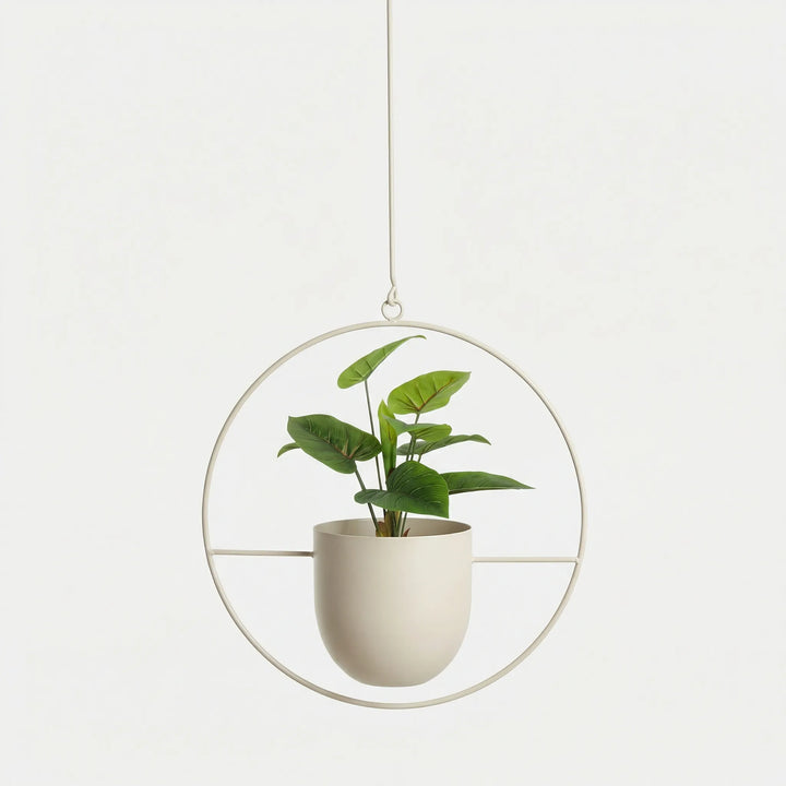 Hangende Bloempot Met Geometrisch Frame - Floraveil