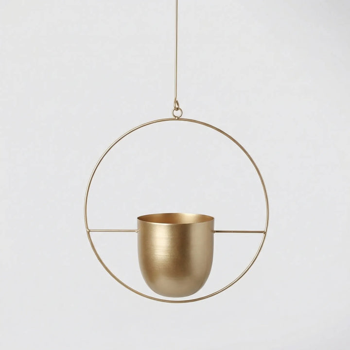 Hangende Bloempot Met Geometrisch Frame - Floraveil