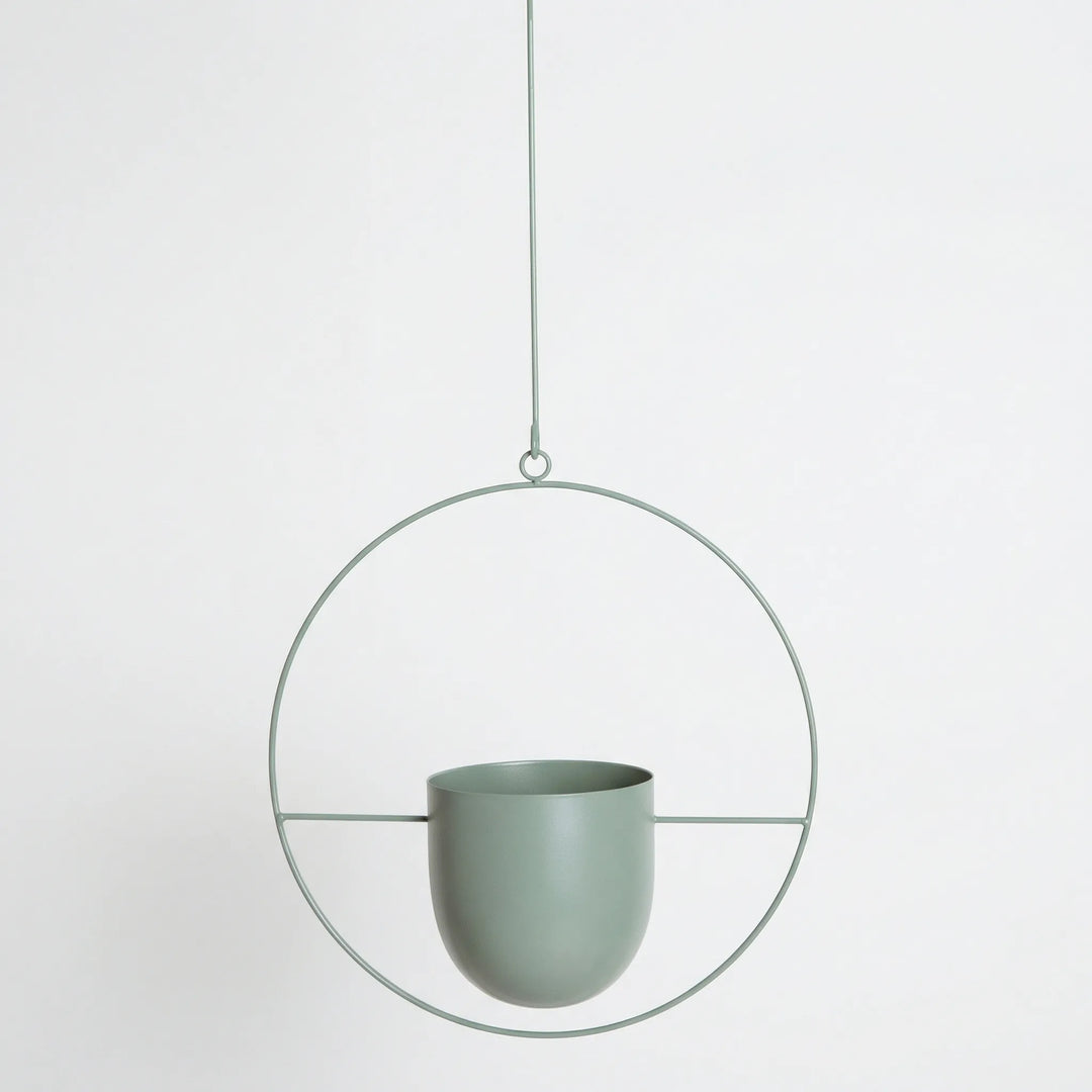 Hangende Bloempot Met Geometrisch Frame - Floraveil