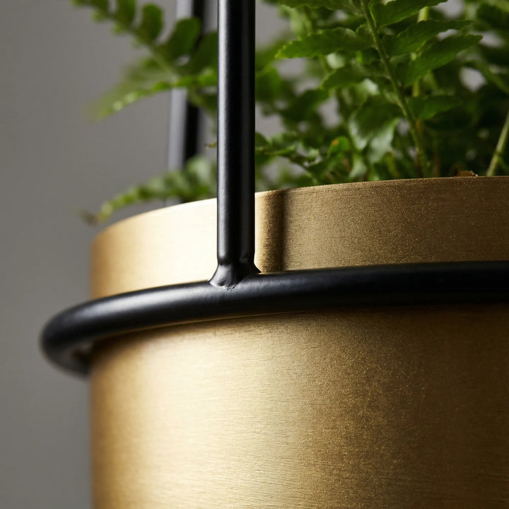 Hangende Bloempot Met Geometrisch Frame - Floraveil