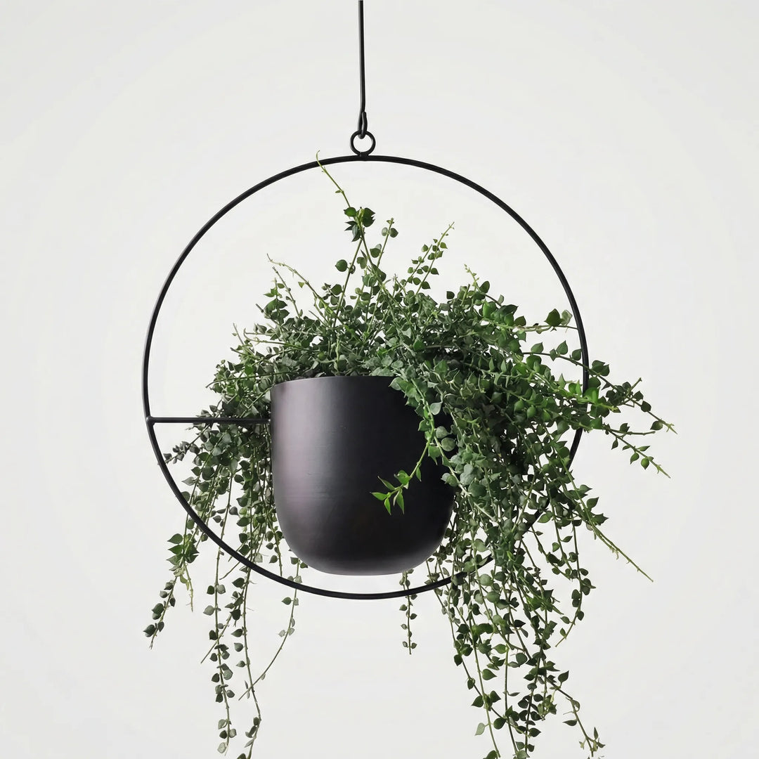 Hangende Bloempot Met Geometrisch Frame - Floraveil