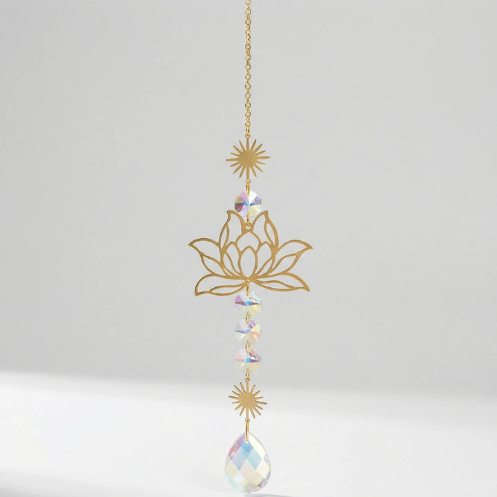 Hangende Lichtdecoratie Met Lotusbloemmotief - Sunwhisper