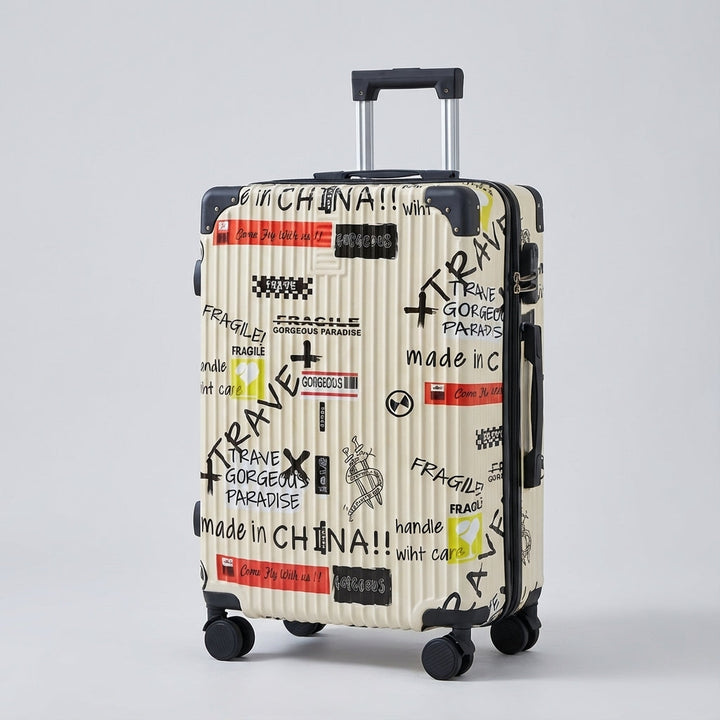 Harde Koffer Met Print - UrbanVoy