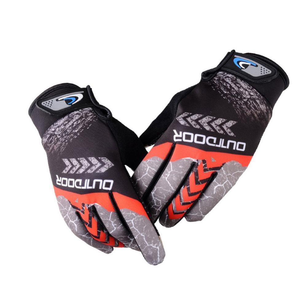Breathable waterproof cycling gloves with grip area – Rivaro