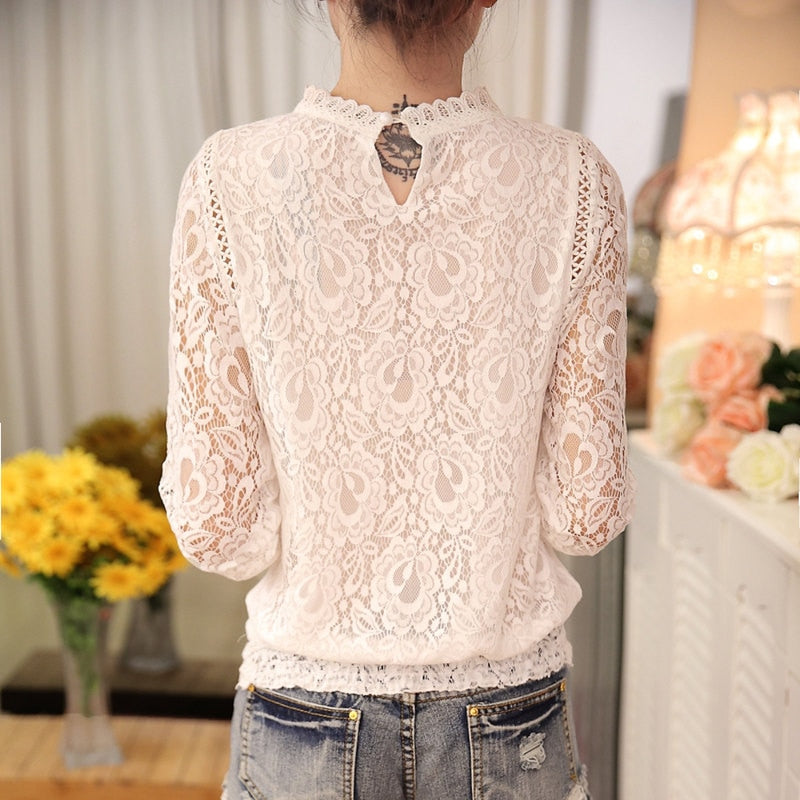 Top blouse with long sleeves – Amira Autumn Enchantment