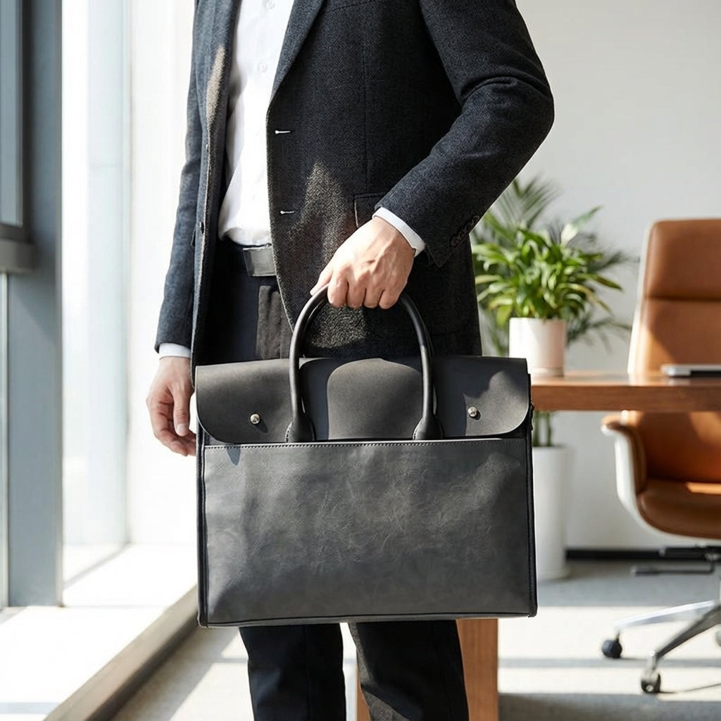 Heren Laptoptas Van Pu Leer - RetroCarry