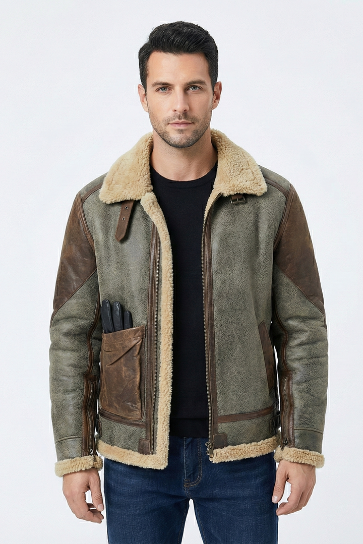 Herren-Jacke Im Lammfell-Stil - Thies